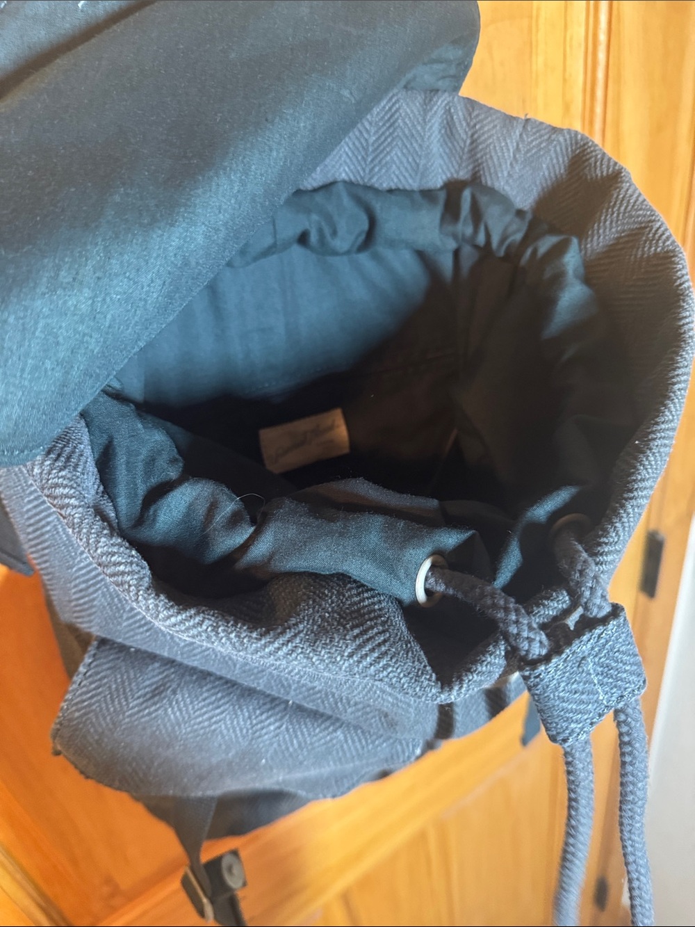 Universal Thread Blue Grey Patterned Backpack - Picture 4 of 5